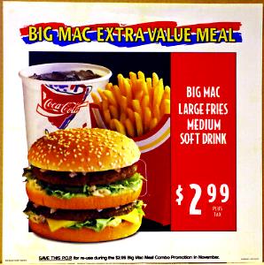 1 meal (209 g) Mac & Beef Meal