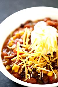 1 meal (22 g) Southwestern Style Turkey Chili with Beans