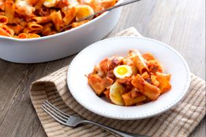 1 meal (227 g) Rigatoni & Italian Sausage