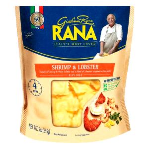 1 meal (255 g) All Natural Lobster Cheese Ravioli