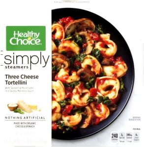 1 meal (255 g) Simply Steamers Three Cheese Tortellini