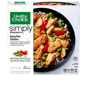 1 meal (269 g) Cafe Steamers Asian Inspired Kung Pao Chicken