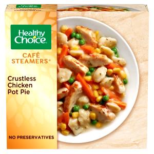 1 meal (272 g) Cafe Steamers Crustless Chicken Pot Pie