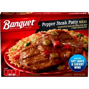1 meal (283 g) Pepper Steak Meal