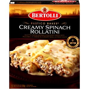 1 meal (290 g) Creamy Spinach Rollatini