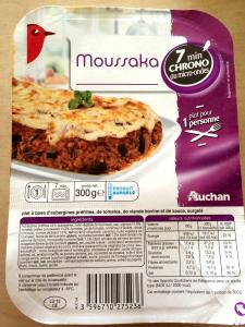 1 meal (300 g) Moussaka