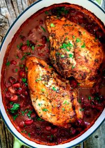 1 meal (306 g) Grilled Turkey Breast in Cranberry Sauce