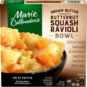 1 meal (312 g) Brown Butter Butternut Squash Ravioli Bowl