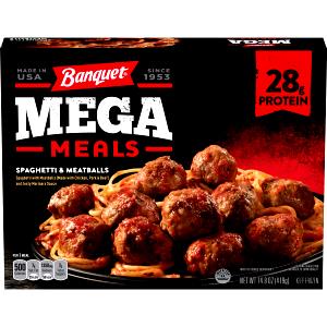 1 meal (419 g) Mega Meals Spaghetti & Meatballs