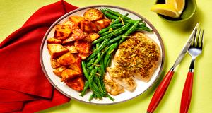 1 meal (524 g) Crunchy Italian Chicken Sheet Pan Bake