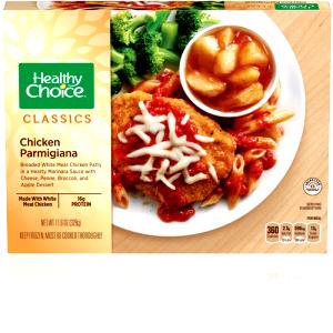 1 Meal (8 Oz) Breaded Chicken Parmigiana Patty with Vegetable (Diet Frozen Meal)