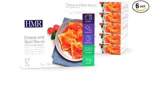 1 Meal (9 Oz) Cheese Filled Ravioli with Tomato Sauce (Diet Frozen Meal)