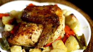1 Meal Baked Entrees, Roasted Chicken And Potatoes