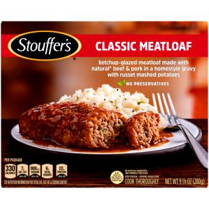 1 Meal Classic Meatloaf Entree