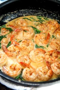 1 Meal Creamy Garlic Shrimp Entree