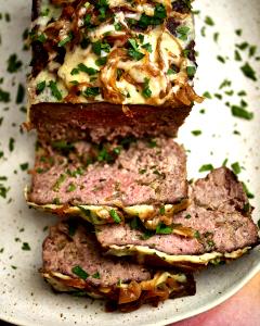 1 meal French Onion Crusted Beef Meatloaf