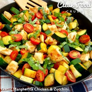 1 meal Garlic Margherita Chicken