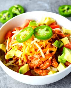 1 meal Green Chicken Enchilada Bowl