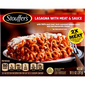 1 Meal Lasagna Entree