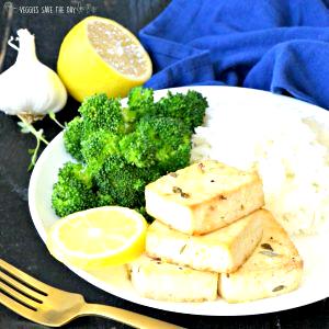 1 meal Lemon Baked Tofu & Veggie Medley w/ Basmati Rice (Standard)