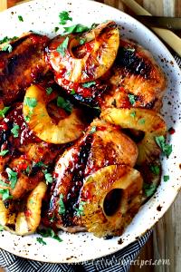 1 meal Pineapple Pepper Jelly Pork Chops