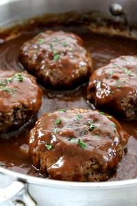 1 meal Salisbury Steak and Gravy