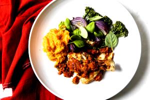 1 meal Tandoori Turkey w/ Sweet Potato Peri Peri & Vegetable Rice - Spicy (Standard)