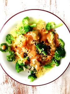 1 meal Thai Style Cashew Spaghetti Squash with Broccoli & Yam (Standard)