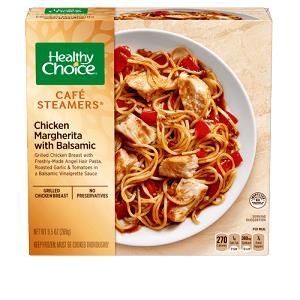 1 Meal Top Chef Café Steamers, Chicken Linguini With Red Pepper Alfredo