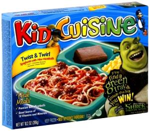 1 Meal Twist & Twirl Spaghetti With Mini Meatballs Entree