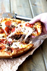 1 Medium (13" Dia) Thick Crust Pizza with Meat