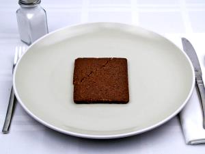 1 Medium (2-1/2" Dia) Toasted Pumpernickel Roll