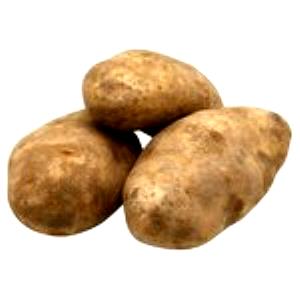 1 Medium (2-1/4" To 3-1/4" Dia) Russet Potatoes (Flesh and Skin)
