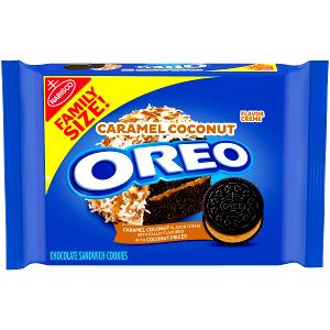 1 Medium (2" Dia) Vanilla with Caramel, Coconut and Chocolate Coating Cookie