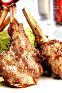 1 Medium (5 Oz, With Bone, Raw) (yield After Cooking, Bone Removed) Lamb Loin Chop (Lean and Fat Eaten)