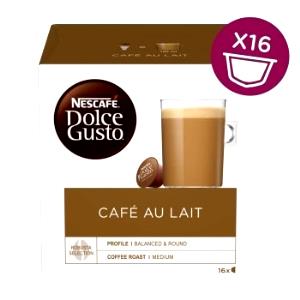 1 Medium Cafe Au Lait, Lactaid (Medium)