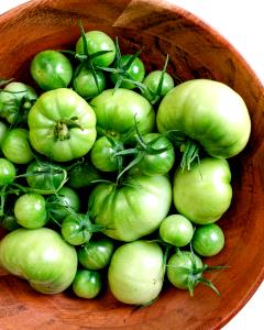 1 Medium Cooked Green Tomatoes (from Fresh)
