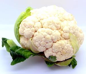 1 Medium Head (5-6" Dia) Cooked Cauliflower (from Fresh)