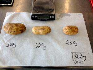 1 medium potato (148 g) Potatoes