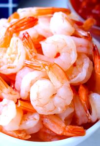 1 Medium (shelled) Prawns