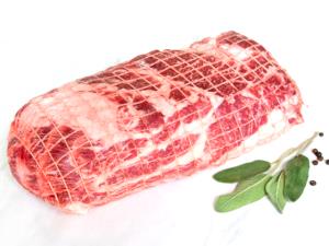 1 Medium Slice (approx 3" Dia X 1/4") Shoulder Pork Roast (Lean and Fat Eaten)