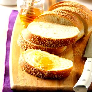 1 Medium Slice Sesame Bread