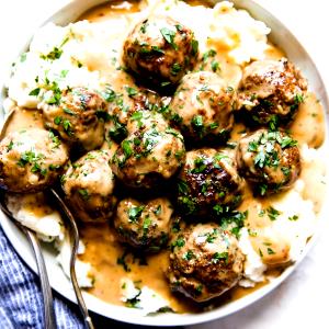 1 Medium Swedish Meatballs