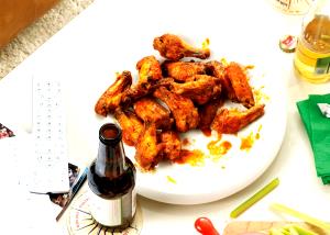 1 Medium (yield After Cooking, Bone Removed) Chicken Wing