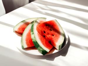 1 Melon Watermelon, Raw