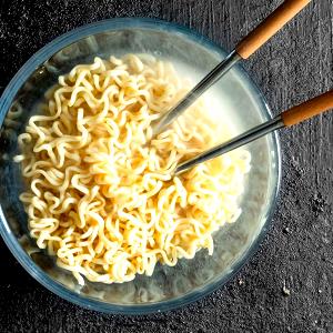 1 Microwave Cup, Prepared Instant Noodle Soup