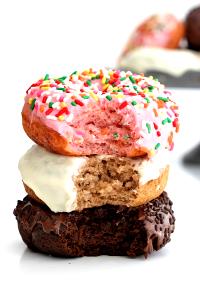1 Mini (1-1/2" Dia) Or Doughnut Hole Chocolate Covered Doughnut (Cake Type)