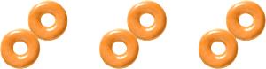 1 mini (23 g) Mini Original Glazed Doughnut