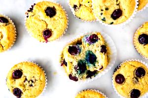 1 Miniature Keto Blueberry Muffins