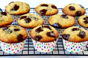 1 muffin (125 g) Banana Chocolate Chunk Muffin
